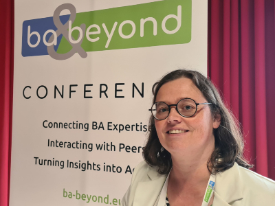 Lien Deboosere at the BA & Beyond Conference