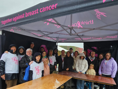 Team Evolynx during the Race for the Cure in Bellewaerde