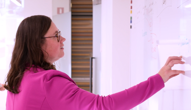 Evolynx uses a co-creation technique to map out an organization's current workflows and identify their bottlenecks.